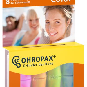 Ohropax barvni čepki za ušesa, 8 čepkov