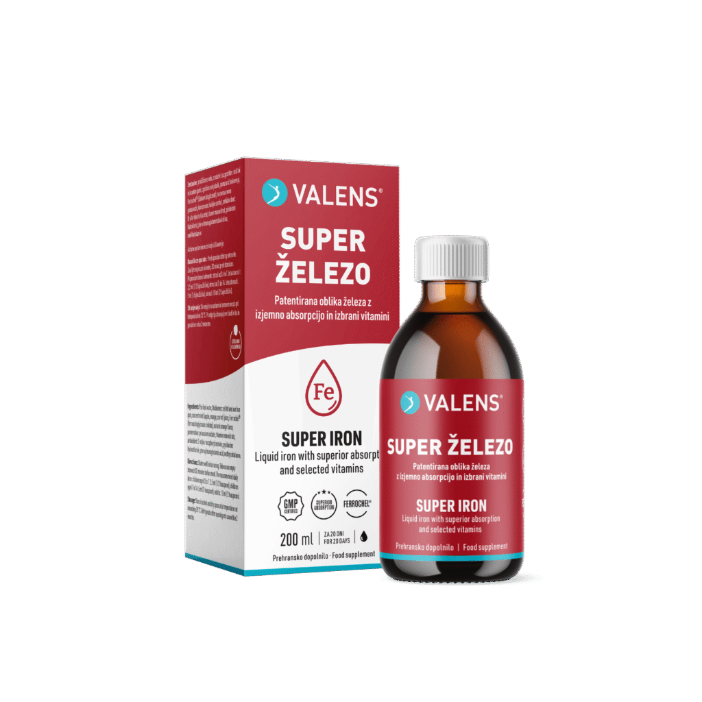Valens super železo tekočina 200ml