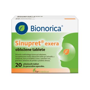 Sinupret exera obložene tablete, 20 tablet