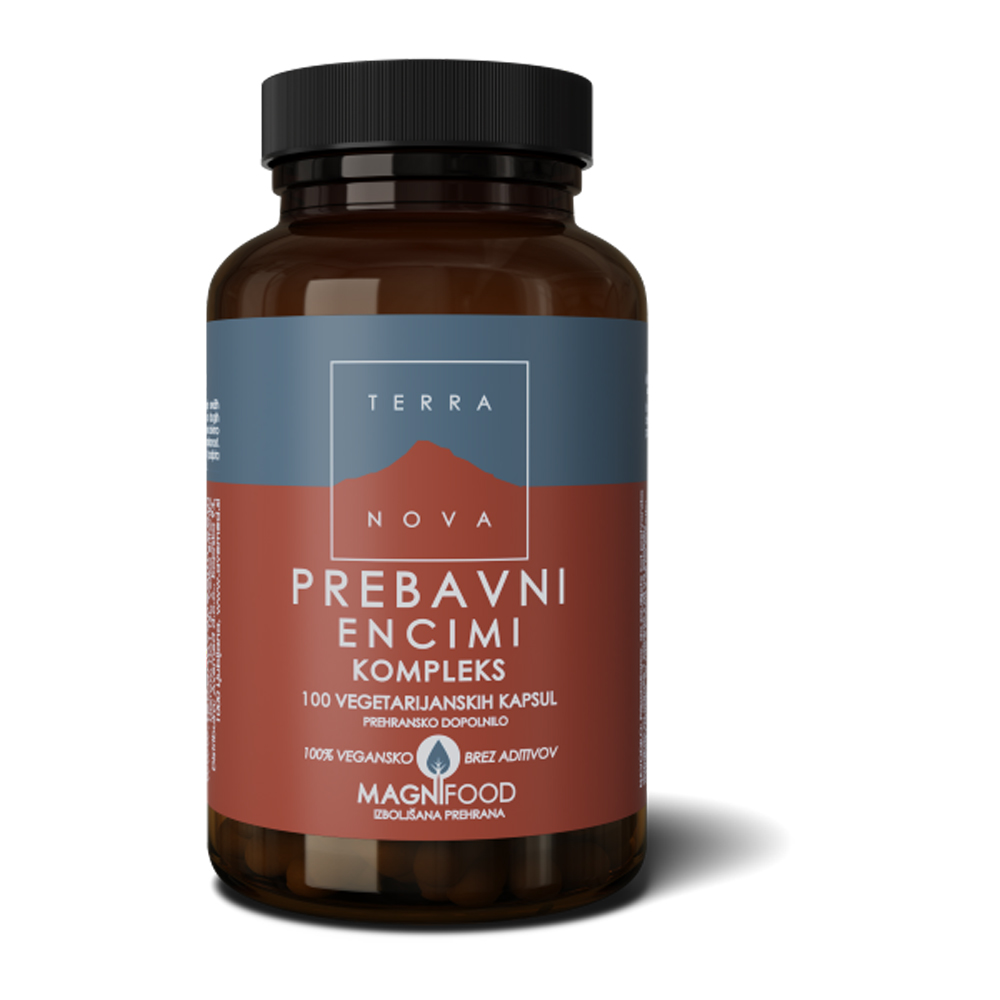 Terranova Prebavni encimi, 100 kapsul