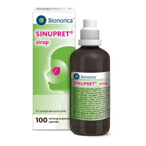 Sinupret peroralne kapljice, raztopina, 100 mL