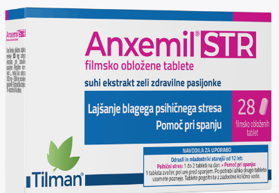 Anxemil STR filmsko obložene tablete, 28 tablet