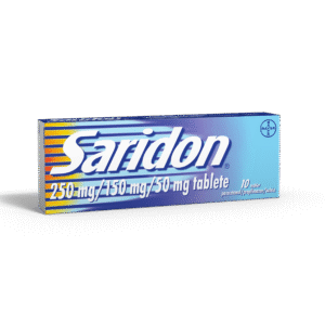 Saridon 250 mg/150 mg/50 mg tablete, 10 tablet
