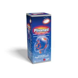 PLIVAMED 500 mg/30 mg/60 mg šumeče tablete z okusom limone, 10 šumečih tablet