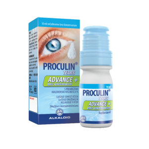 PROCULIN® TEARS ADVANCE + Kapljice za oči na osnovi premrežene hialuronske kisline 0,4 % – večodmerne 10 ml
