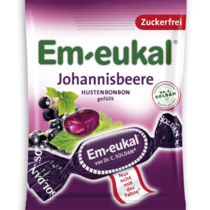 Trdi bonboni Em-eukal brez sladkorja - črni ribez, dr. C. Soldan, 75g