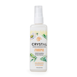 Crystal DeodorantTM KAMILICA in ZELENI ČAJ pršilo, 118 ml