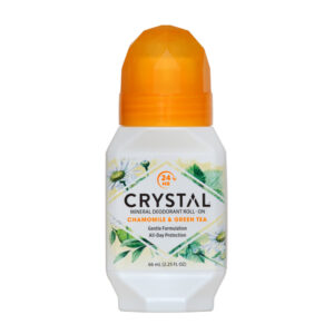 Crystal DeodorantTM KAMILICA in ZELENI ČAJ roll-on, 66 ml