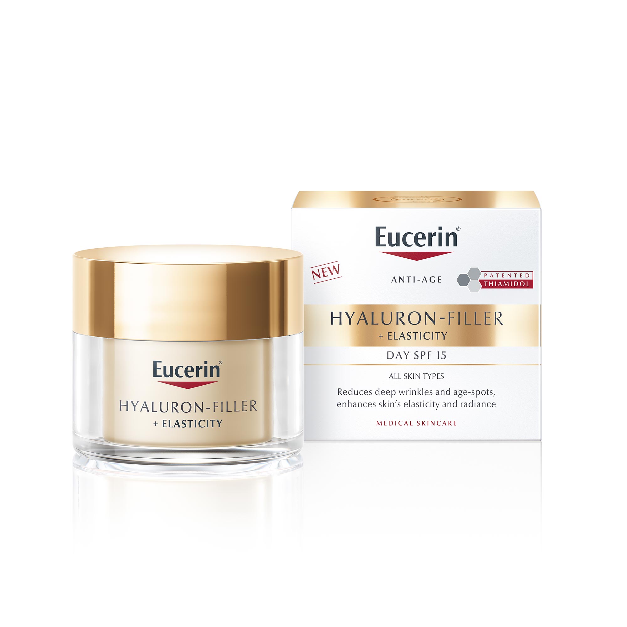 Eucerin Hyaluron-Filler + Elasticity dnevna krema ZF 15, 50 ml