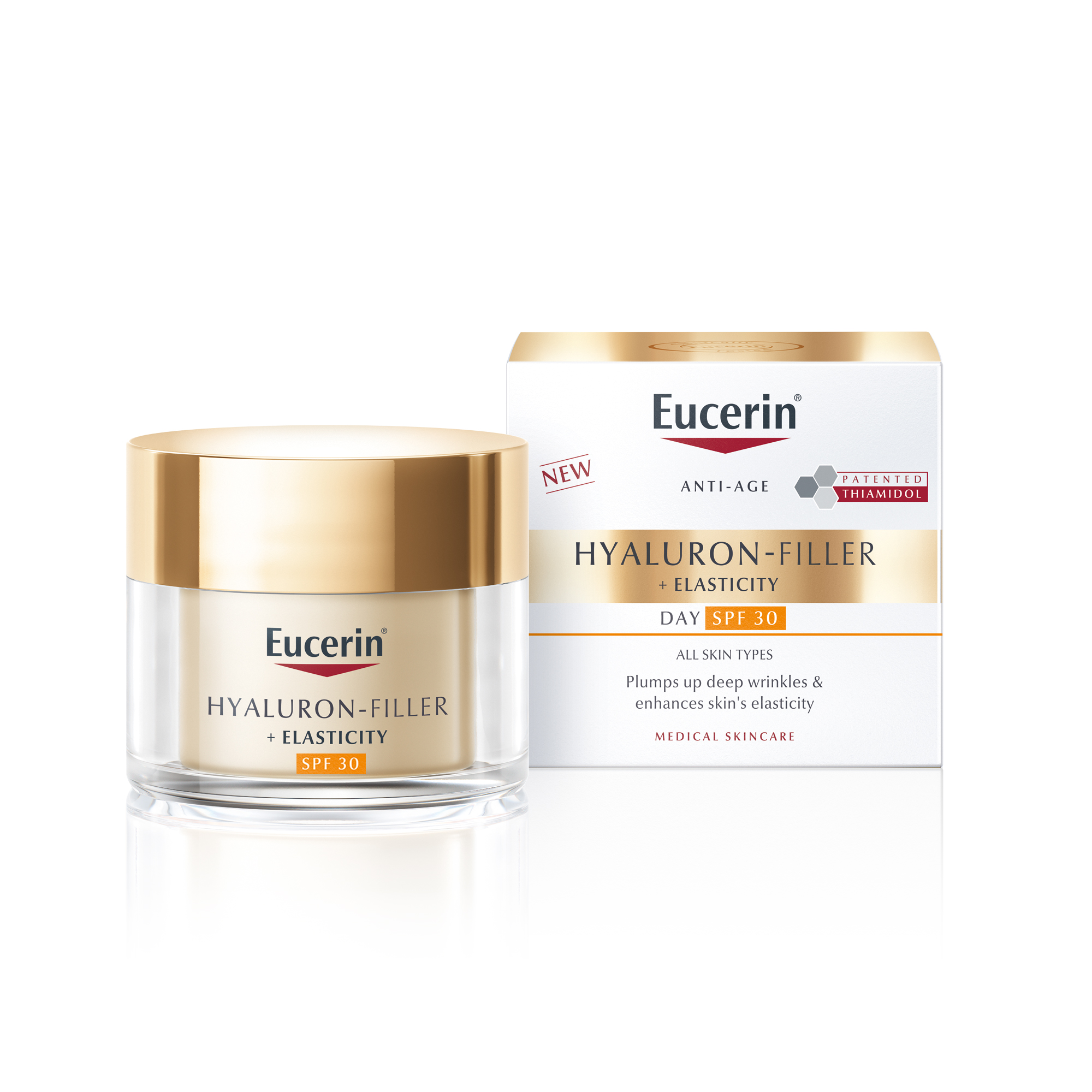 Eucerin Hyaluron-Filler + Elasticity dnevna krema ZF 30, 50 ml