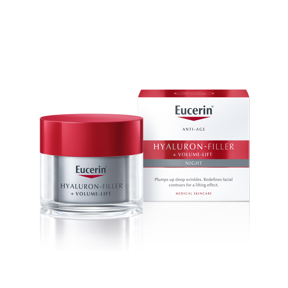 Eucerin Eucerin Hyaluron-Filler+Volume-Lift nočna krema, 50 ml
