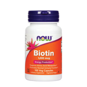 NOW BIOTIN 1000mcg, 100 kapsul