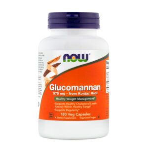 NOW GLUKOMANNAN 575mg, 180 kapsul