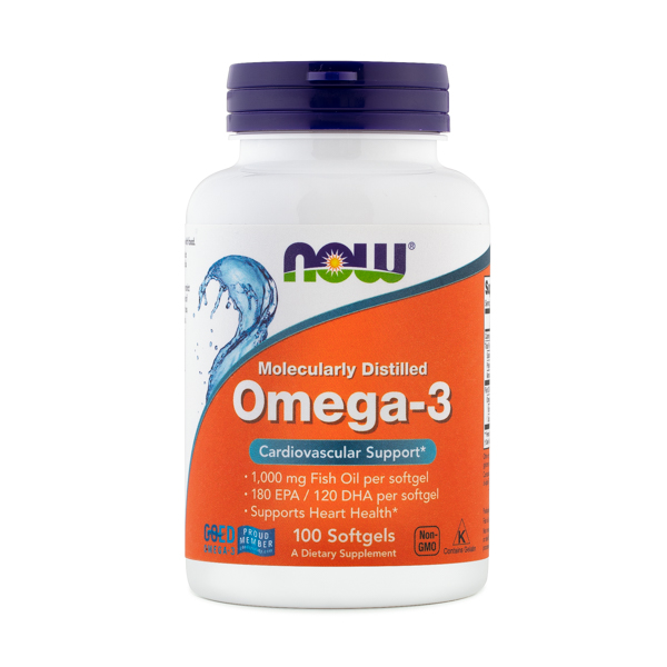 NOW OMEGA-3 1000mg, 100 kapsul