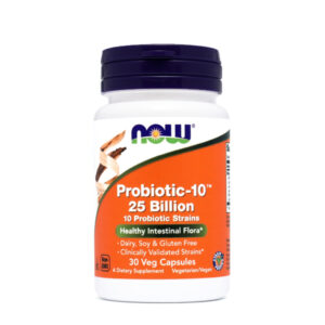 NOW PROBIOTIC-10 25 MILJ, 30 kapsul