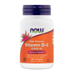 NOW VIT D3 2000 IE, 120 kapsul