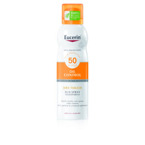 Eucerin Sun Oil Control Dry Touch prozoren sprej za zaščito pred soncem ZF 50, 200 ml