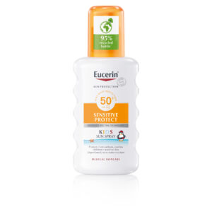 Eucerin Sun KIDS Sensitive Protect sprej za zaščito otroške kože pred soncem ZF 50+, 200 ml