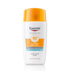 Eucerin Sun Hydro Protect izjemno lahek fluid za zaščito obraza pred soncem ZF 50+, 50 ml
