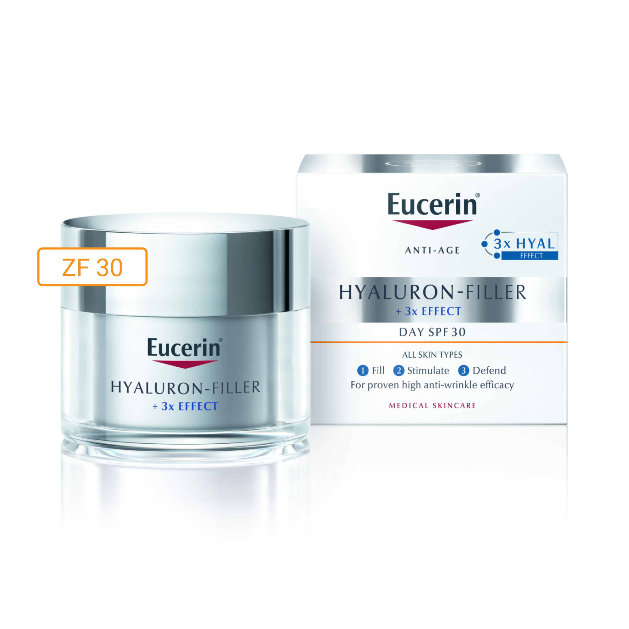 Eucerin Hyaluron-Filler dnevna krema z ZF 30, 50 ml