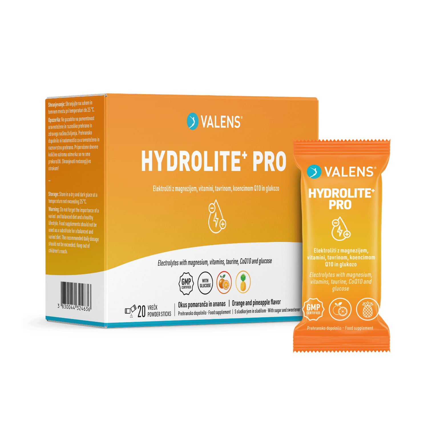 Valens Hydrolite⁺ PRO, 20 vrečk