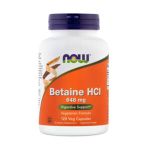 NOW BETAIN HCL 648mg, 120 kapsul
