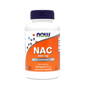 NOW NAC 600mg, 100 kapsul