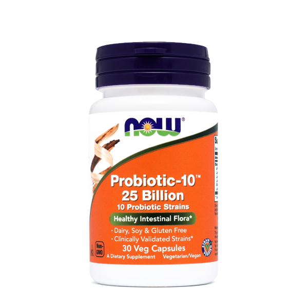 NOW PROBIOTIC -10, 25 MIL., 30 kapsul