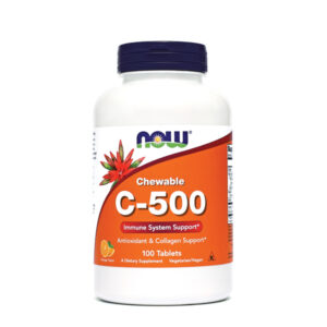 NOW VIT C 500mg, 100 žveč. tablet