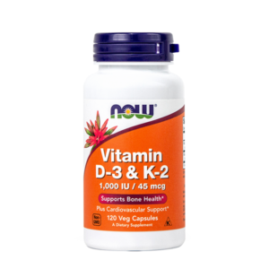 NOW VIT D3 & K2 1000, 120 kapsul