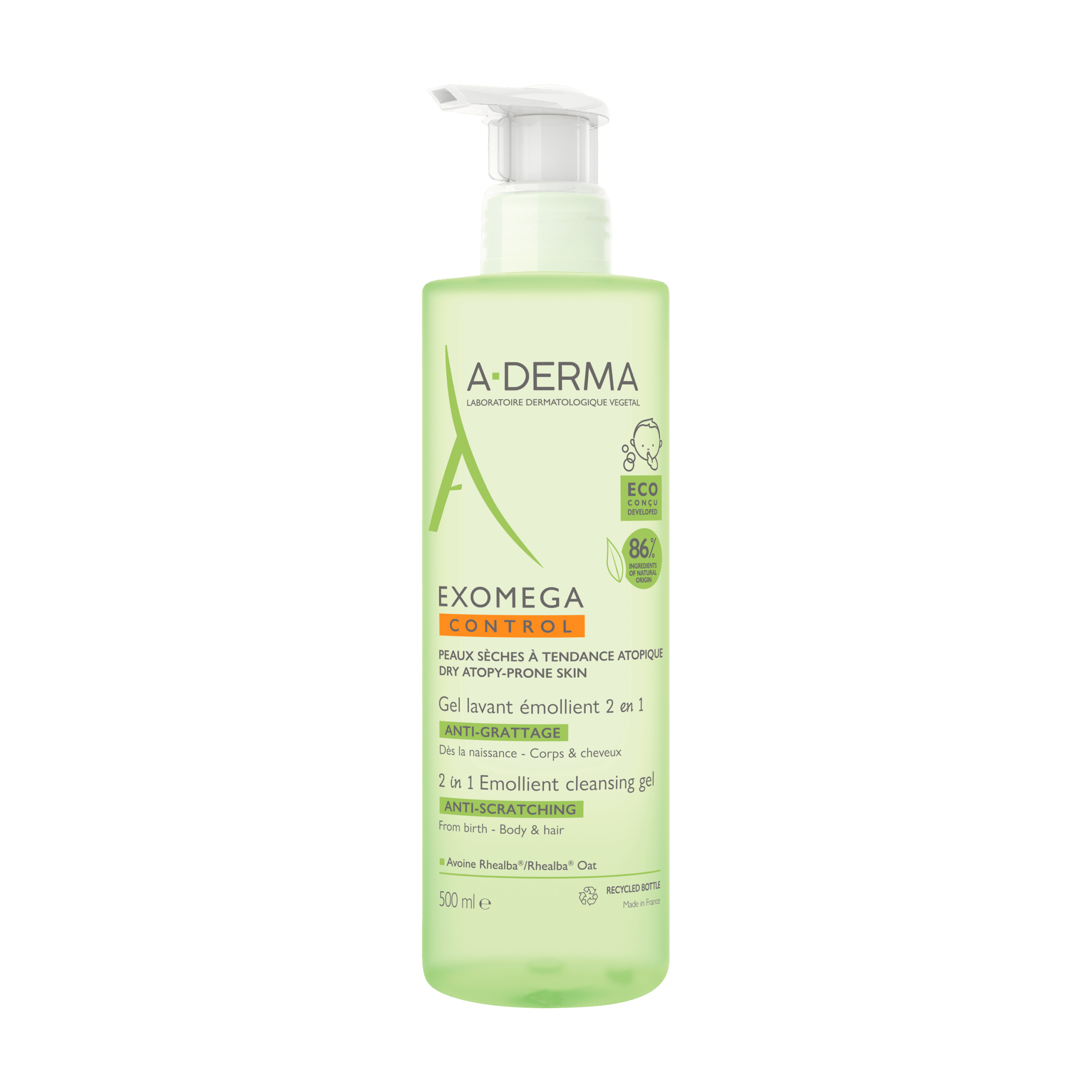 A-DERMA EXOMEGA CONTROL GEL ZA TUŠIRANJE 500ML
