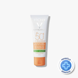 VICHY CAPITAL SOLEIL MATIRAJOČA NEGA 3V1 ZA ZAŠČITO PRED SONCEM ZF50+, 50 ML