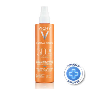 VICHY CAPITAL SOLEIL FLUID PRŠILO ZF30, 200ML