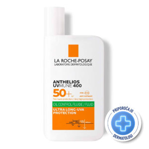 La Roche-Posay ANTHELIOS UVMUNE 400 OIL CONTROL Fluid za mastno kožo SPF50+, 50 ml