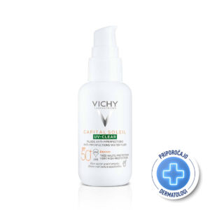 VICHY CAPITAL SOLEIL UV-CLEAR FLUID PROTI NEPRAVILNOSTIM ZF50+, 40 ML