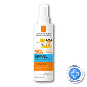 La Roche-Posay ANTHELIOS UVMUNE 400 DERMO - PEDIATRICS Nevidno pršilo za zaščito pred soncem za otroke SPF50+, 200 ml