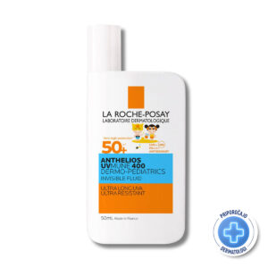 La Roche-Posay ANTHELIOS UVMUNE 400 DERMO - PEDIATRICS Nevidni fluid za zaščito pred soncem za otroke SPF50+, 50 ml