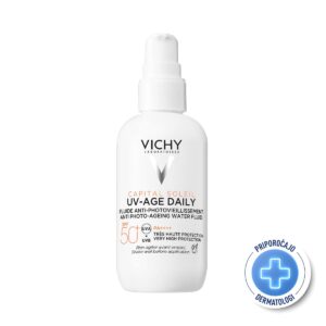 VICHY CAPITAL SOLEIL UV-AGE DNEVNI FLUID PROTI ZNAKOM FOTOSTARJANJA ZF50+, 80 ML