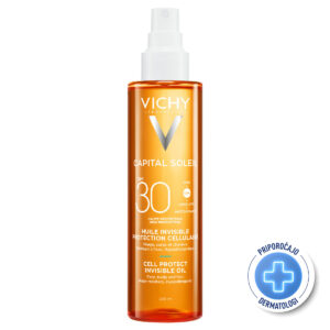 VICHY CAPITAL SOLEIL, ZAŠČITNO OLJE PRŠILO ZF30, 200ML