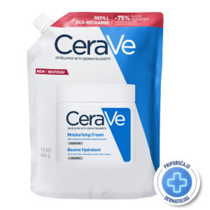 CeraVe VLAŽILNA KREMA. Za suho in zelo suho kožo, refill 473ml