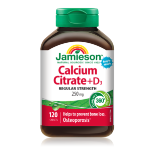 JAMIESON KALCIJ CITRAT + D3, 120 tablet