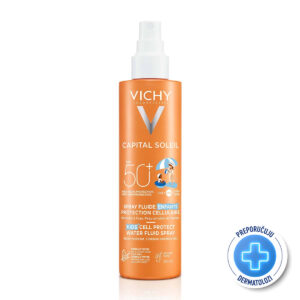 VICHY  CAPITAL SOLEIL FLUID OTROŠKO PRŠILO ZF50+, 200ML