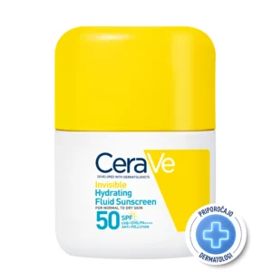 CeraVe Nevidni vlažilni fluid za zaščito pred soncem, SPF 50, visoka zaščita, 50 ml