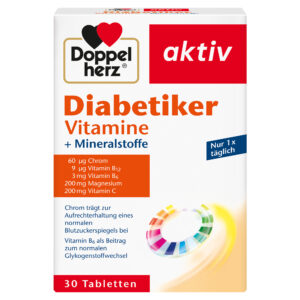 Doppelherz aktiv Diabetiker, vitamini + minerali, 30 tablet