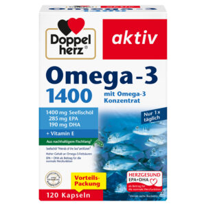 Doppelherz aktiv Omega-3 1400, 120 kapsul