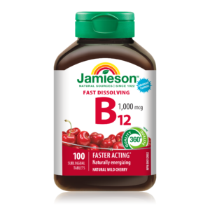 JAMIESON VIT B12 1mg, 100 tablet