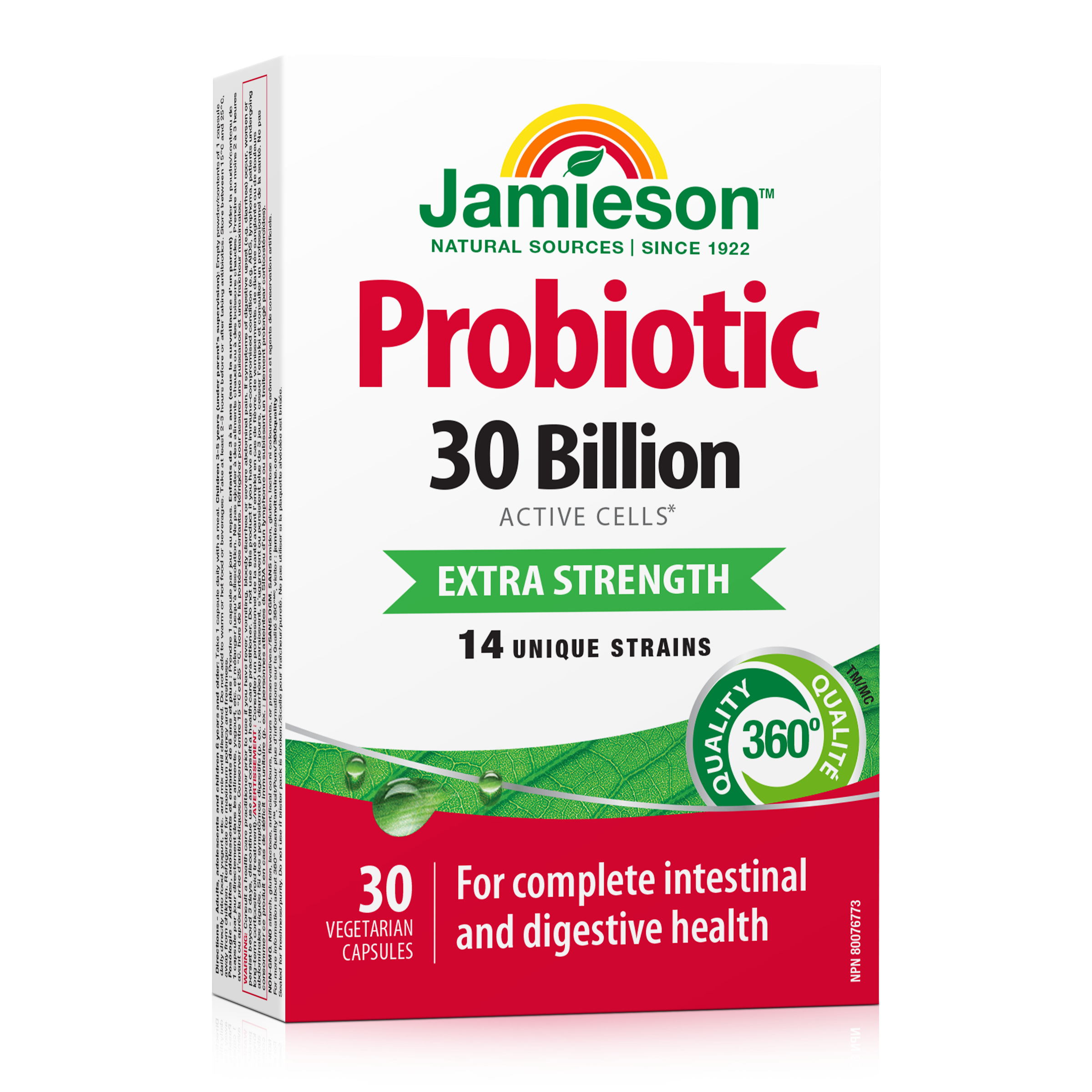 JAMIESON PROBIOTIK EKSTRA MOČEN, 30 kapsul