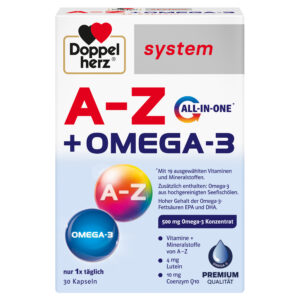 Doppelherz system A-Ž + Omega-3, 30 kapsul