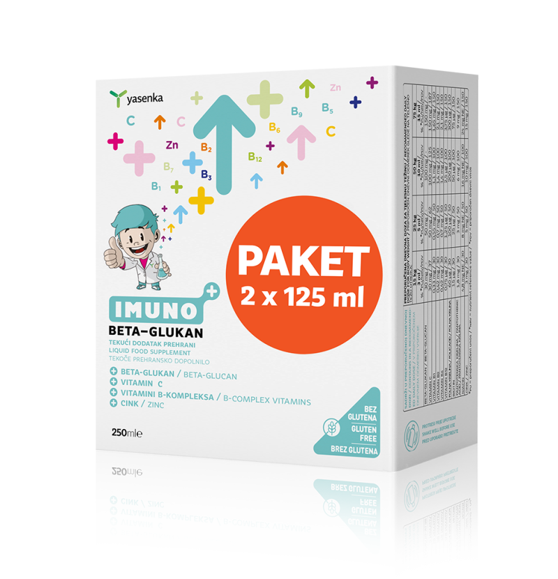 YASENKA Imuno BETA-GLUKAN, 2x125 ml
