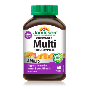JAMIESON MULTIVITAMIN ODRASLI, 60 žvečljivih tablet